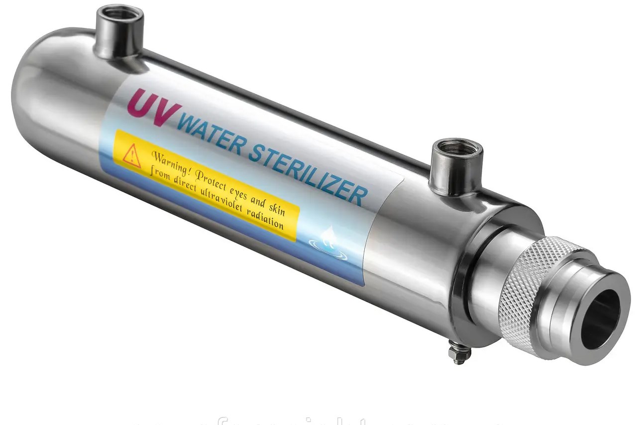 Система ультрафіолетового знезараження Filtrons (Китай) SS6W 0,1 м³/год, підключення 1/4″
