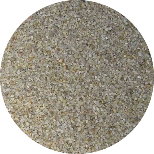 Кварцевый песок для подложки, 0,8–1,2 мм, 25 кг / мешок