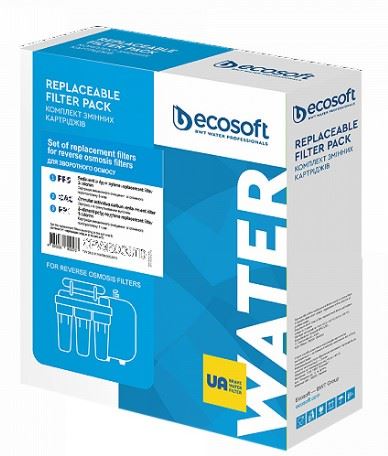 Комплект картриджей Ecosoft 1-2-3 для фильтра обратного осмоса