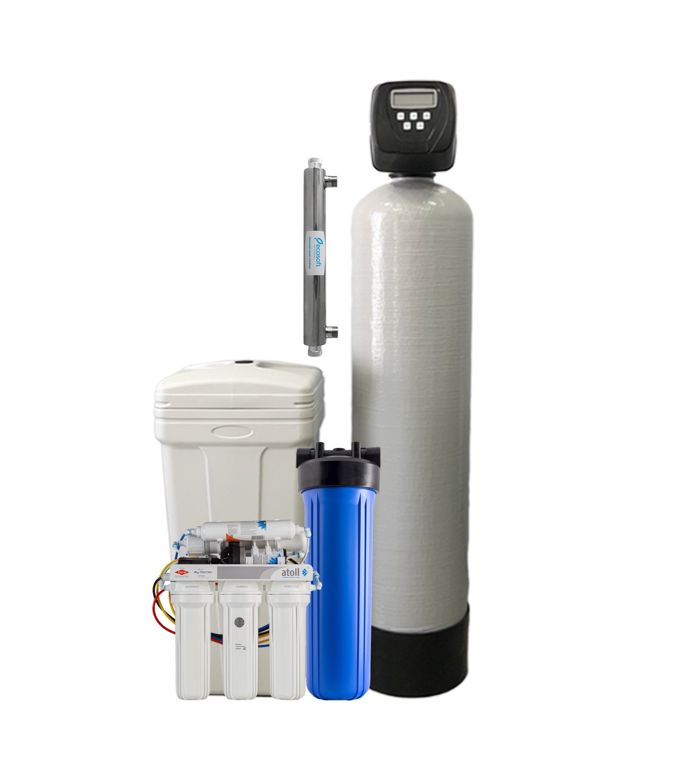 Комплект комплексной очистки воды для дома 1–2 с/у (2–3 человека) Standart+