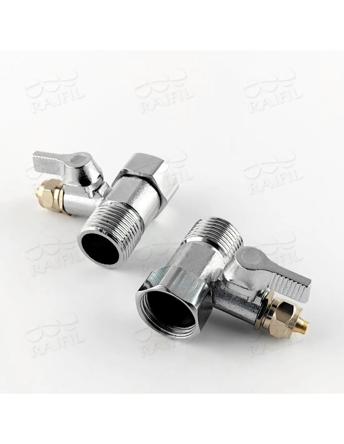 Адаптер + шаровой вентиль 3/8» Raifil (AD-4BC-3W/BV-3BC-CH)