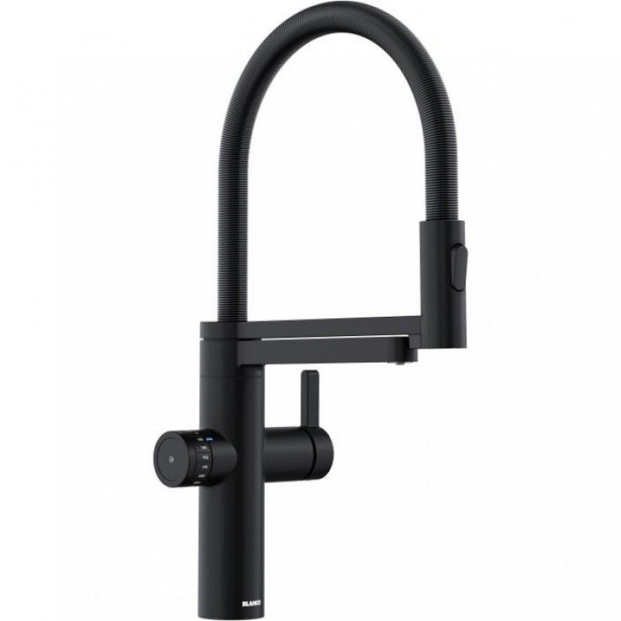 Смеситель кухонный Blanco Evol-S Pro Filter (526636) черный матовый