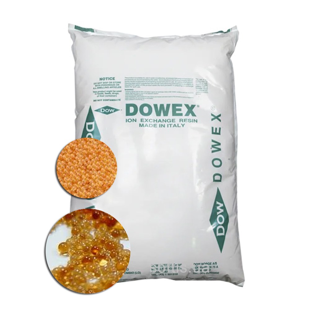 Слабокислотный катионит Dowex Amberlite IRC86 (снижение щелочности, регенерация NaCl)