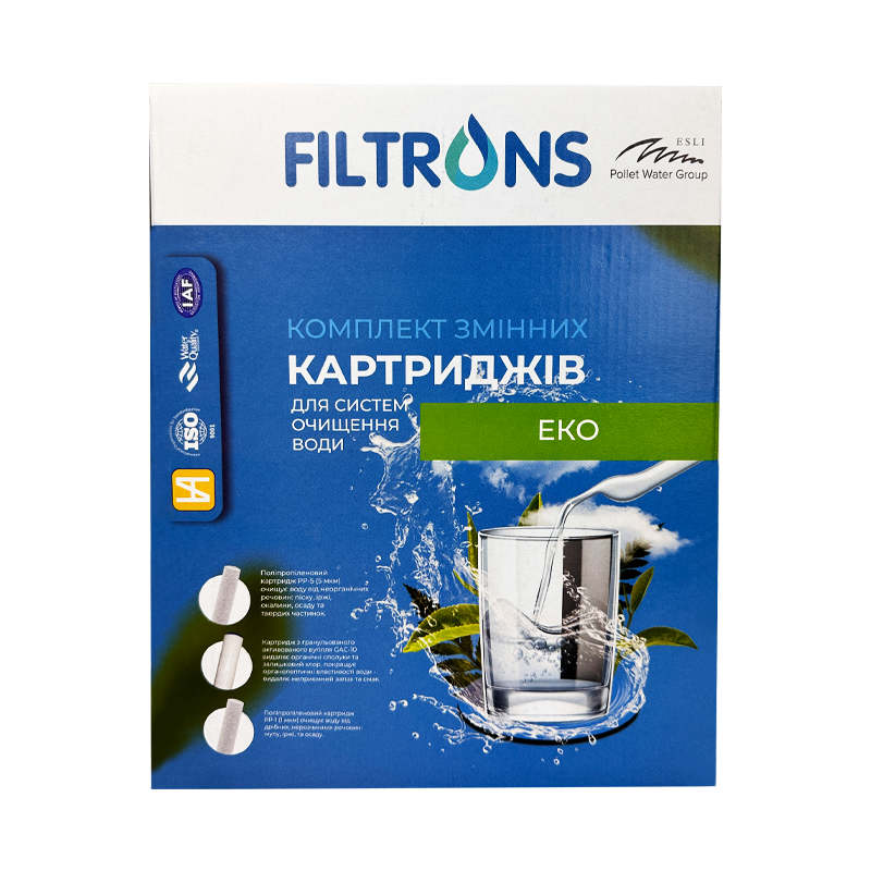 Комплект сменных картриджей Filtrons "Эко"