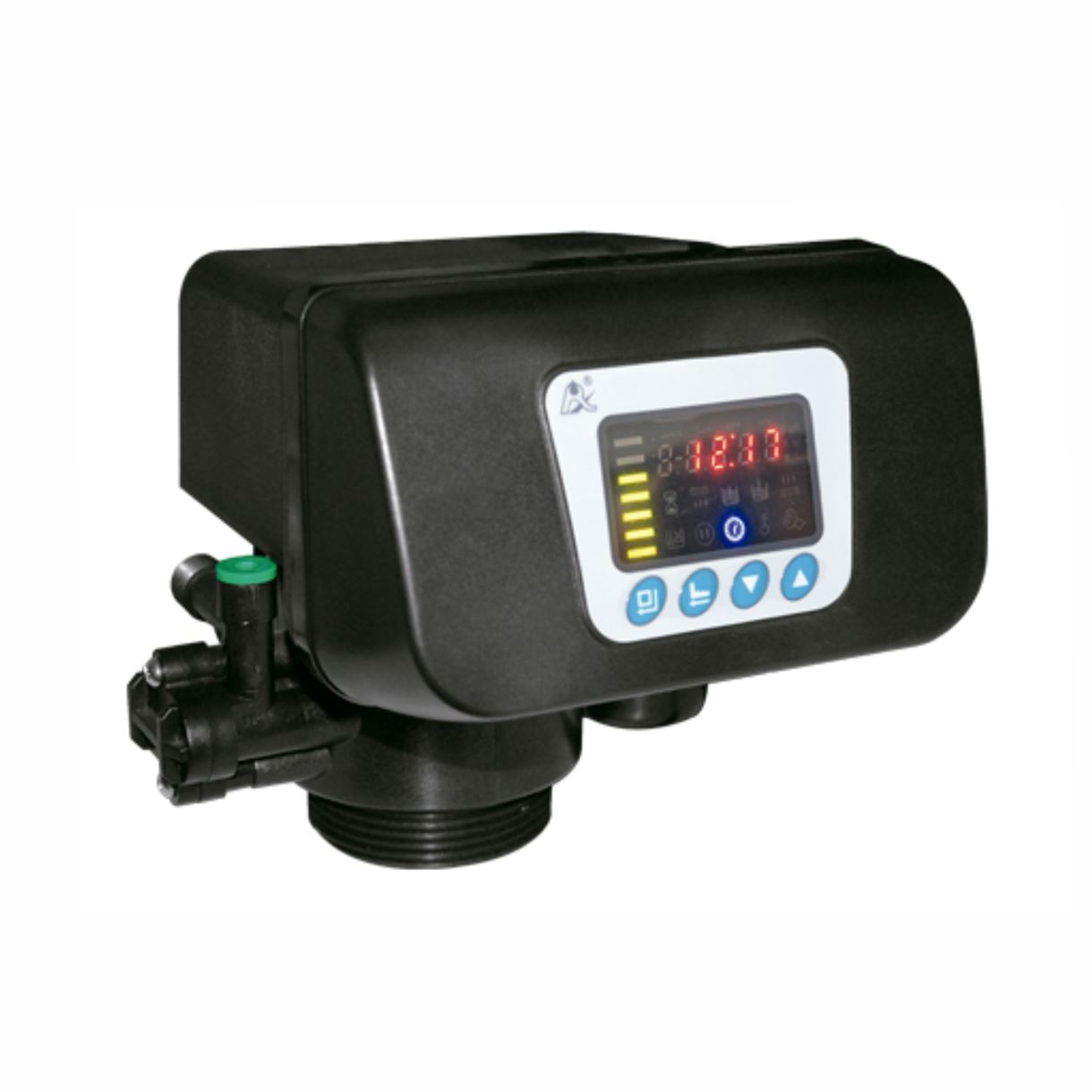 Клапан Runxin F63C3 для реагентной регенерации, макс. производительность 4,5 м³/ч, вход 1″, основание 2,5″, колонна 6″–18″