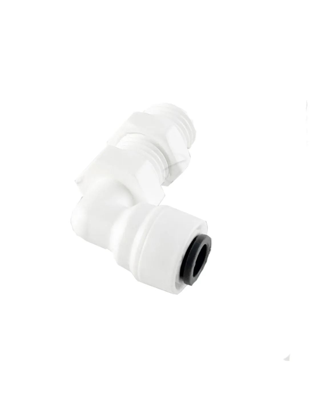 Фітинг кутовий Raifil 1806-A 0.25"×0.25" з гайкою