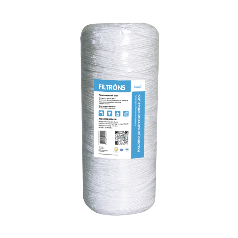 Картридж Filtrons 10" BB 5 мкм полипропиленовый веревочный