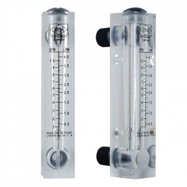 Ротаметр Flowing, 0,2–2 GPM / 1–7 LPM, резьба 1/2″