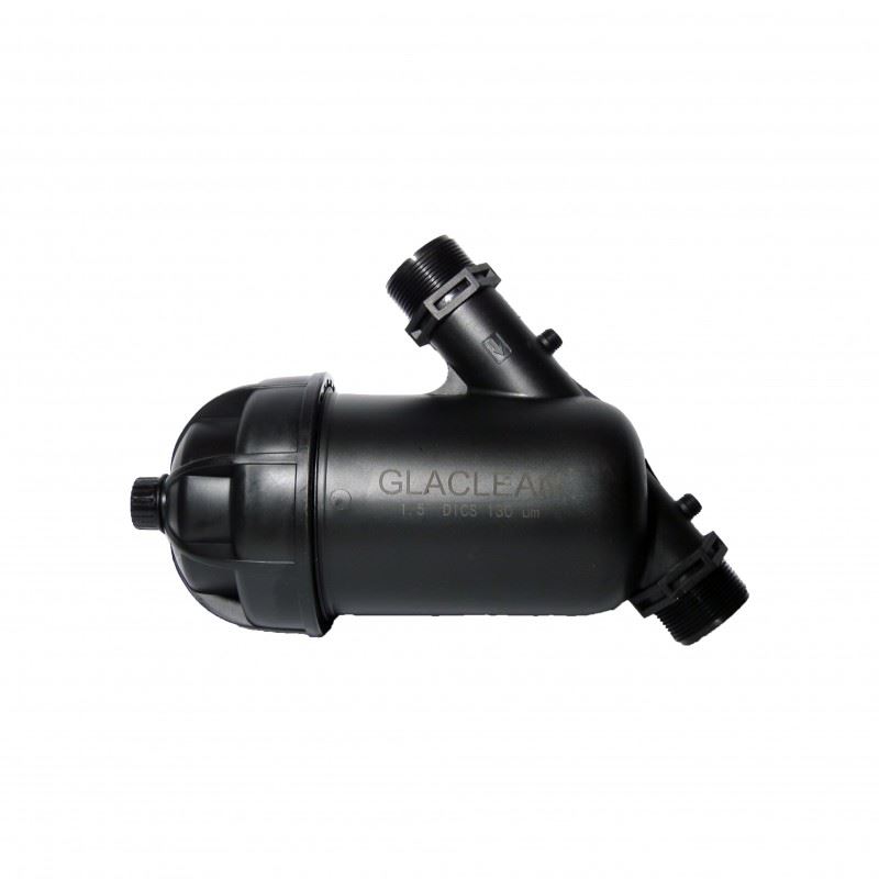 Дисковый фильтр GlaClean 1 1/2", 12 м³/ч (до 8 бар), фильтрующая площадь 206 см²