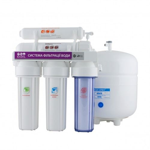 Система нанофільтрації GRANDO 5 NANO, 5-стадійна, 75 GPD, мембрана Raifil (CSM) NE1812-90