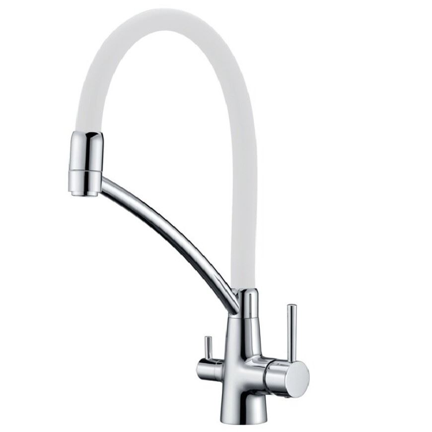 Кухонный смеситель Fabiano FKM 31.10 Chrome White