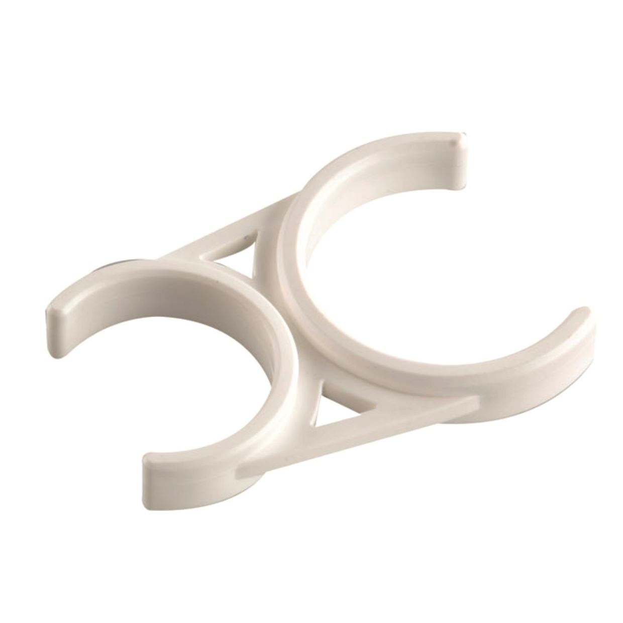 Клипса-держатель двойной Raifil MC-2520W, для крепления корпусов 2,5" и 2,0"