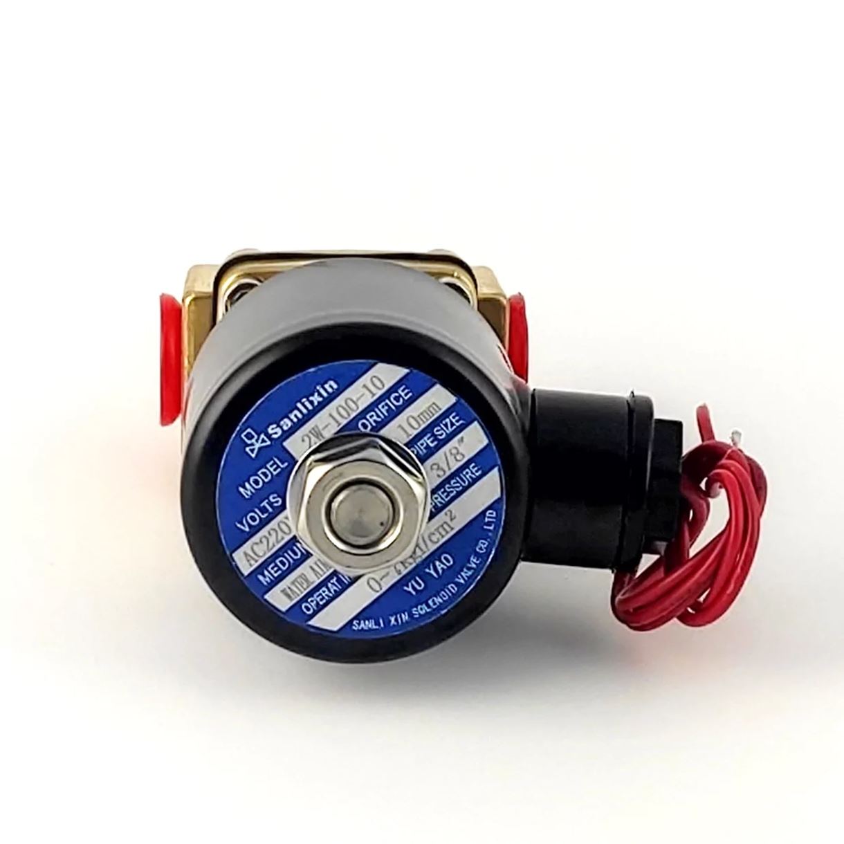 Соленоїдний клапан Raifil 2W-100-10C EPDM, AC220V, 0–7 бар, 3/8″, НЗ, прямої дії