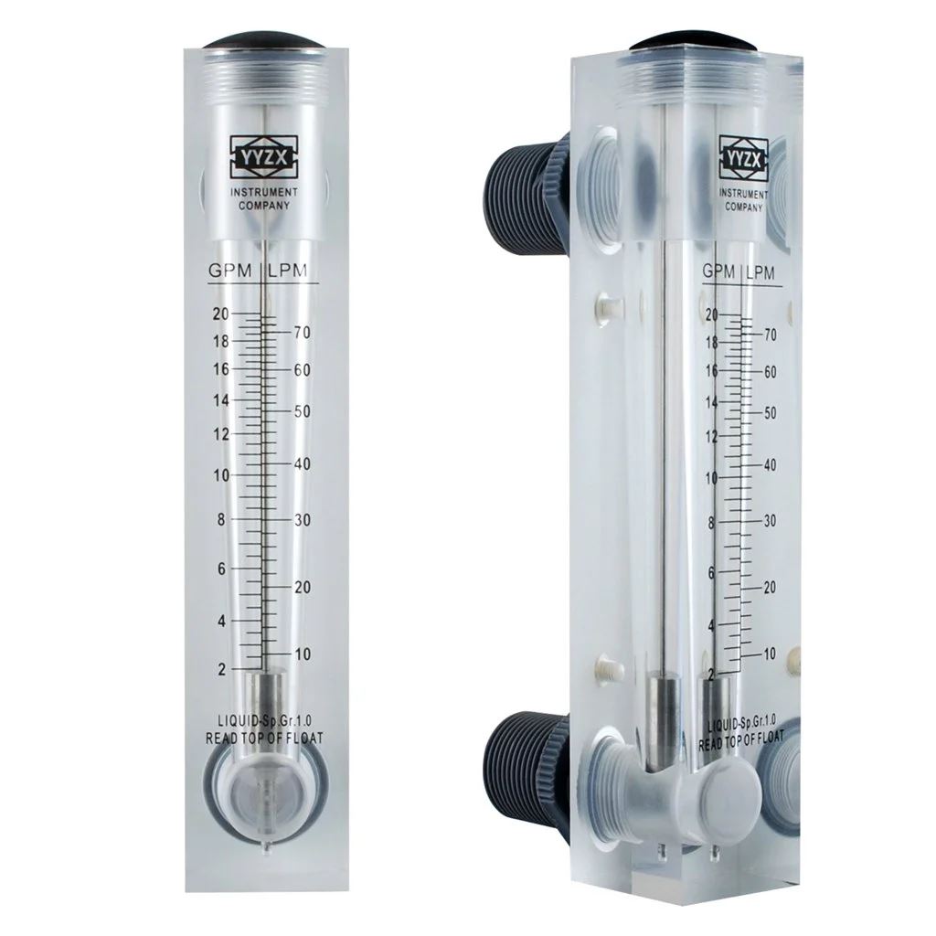 Ротаметр Raifil GPM, 2–20 гал/мин / 10–70 л/мин, внутренняя резьба 1″