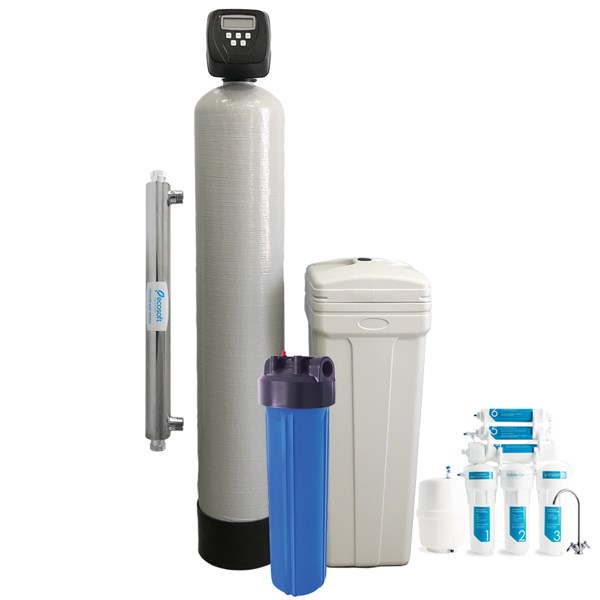 Комплект для комплексной очистки воды для коттеджа Standart+ с питьевым осмосом