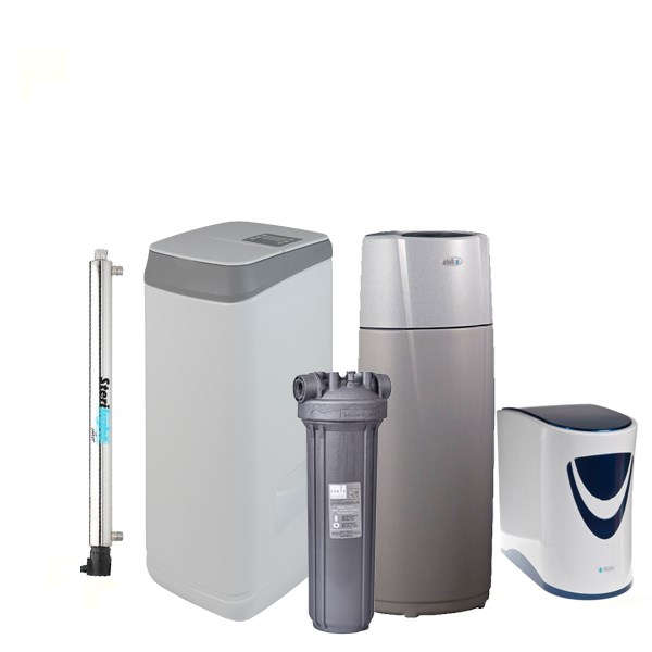 Комплект для комплексной очистки воды для квартиры Premier+ с питьевым осмосом