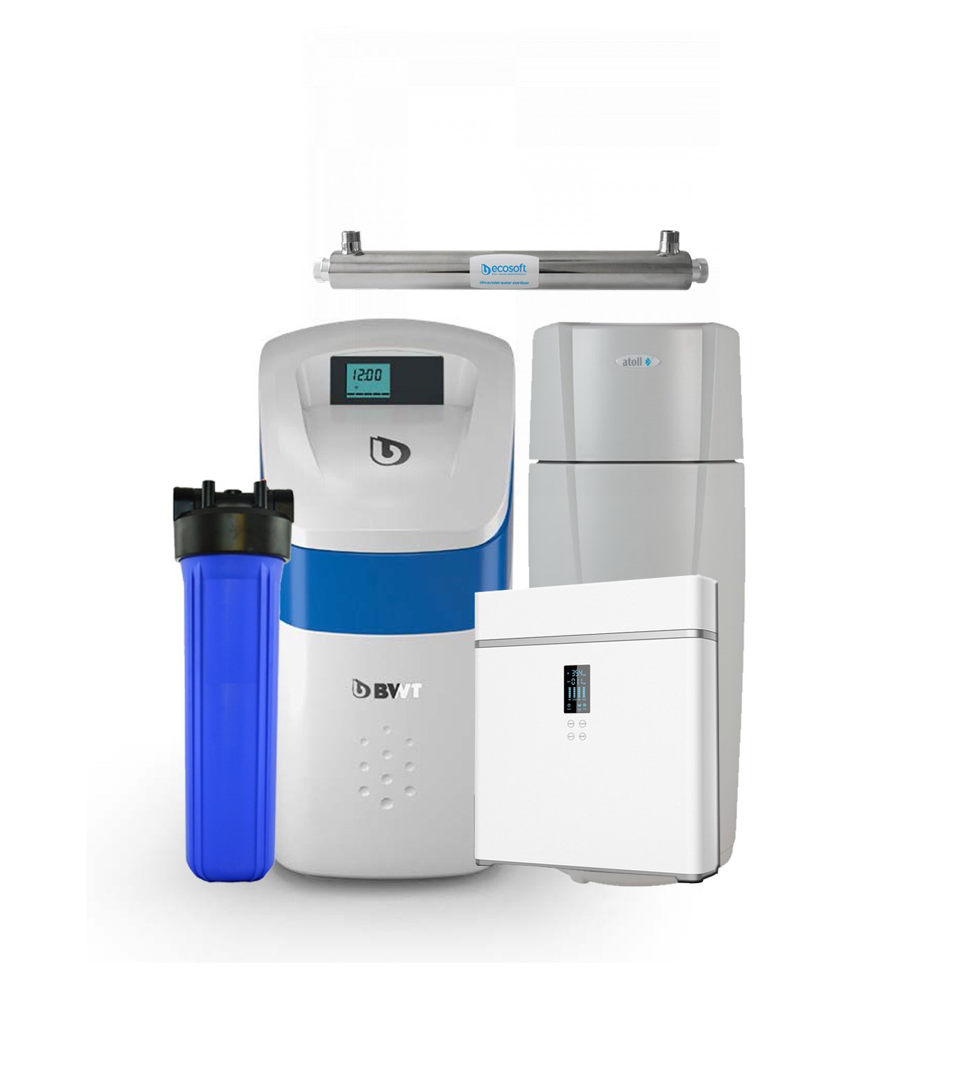 Комплект комбинированной очистки воды для квартиры Standart (3–5 человек)